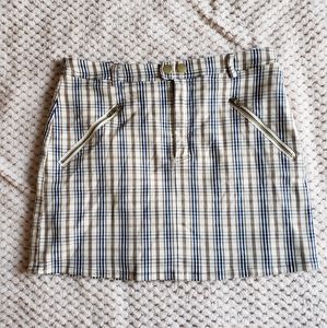Plaid Mini Skirt